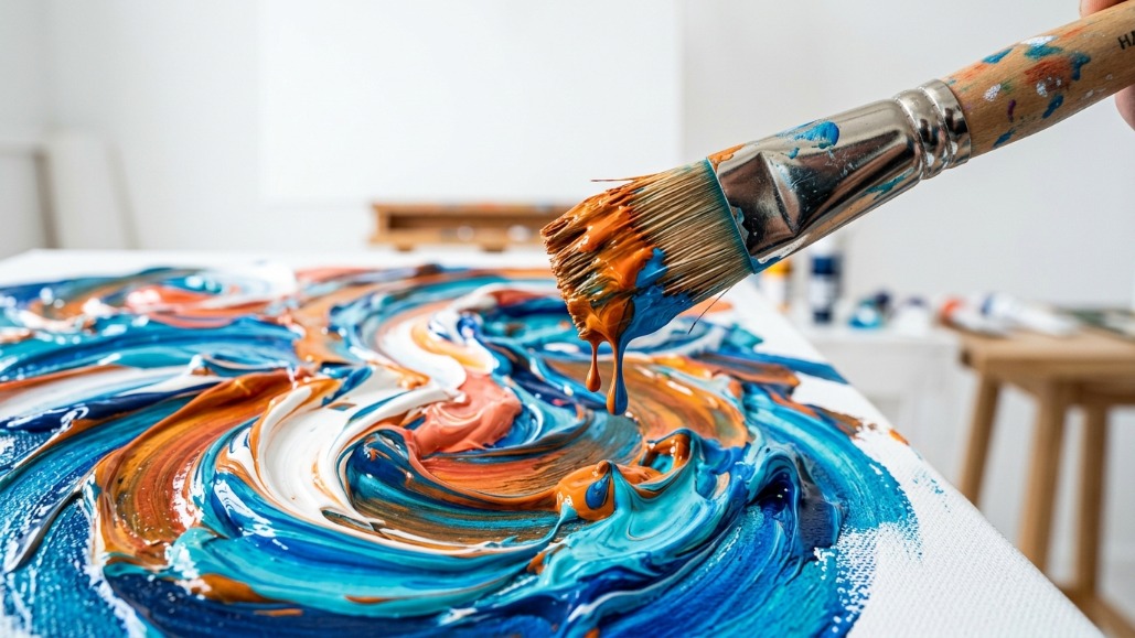 Easy Paints craftsman at work
